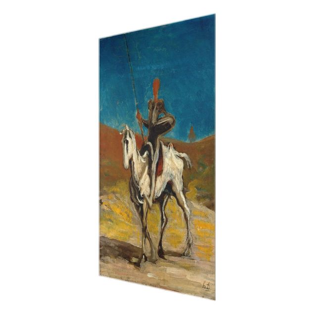 Quadro in vetro - Honoré Daumier - Don Quixote - Verticale 2:3