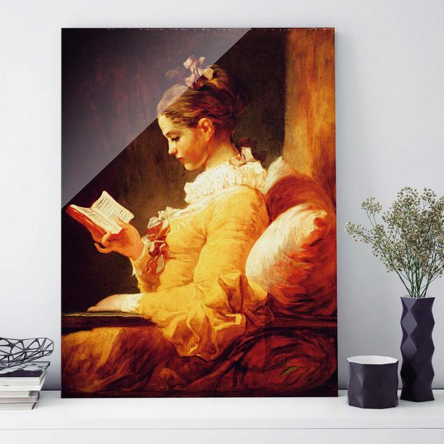 Jean Honoré Fragonard quadri Jean Honoré Fragonard - Giovane ragazza che legge