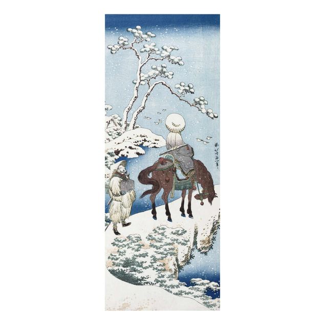 Quadro in vetro - Katsushika Hokusai - The Chinese Poet Su Dongpo - Pannello