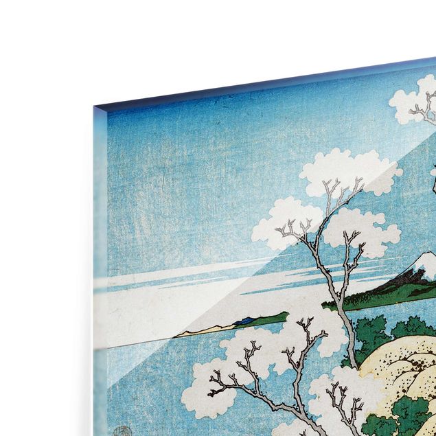 Quadro in vetro - Katsushika Hokusai - The Fuji from Gotenyama in Shinagawa - Orizzontale 3:2