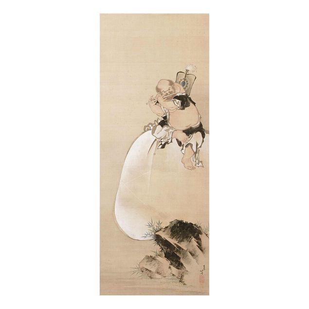 Quadro su vetro - Katsushika Hokusai - Hotei - Pannello