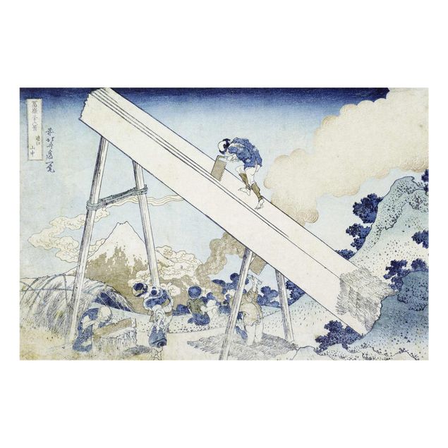 Quadro in vetro - Katsushika Hokusai - In the Totomi Mountains - Orizzontale 3:2