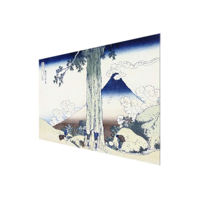 Quadro in vetro - Katsushika Hokusai - Mishima Pass in Kai Province - Orizzontale 3:2