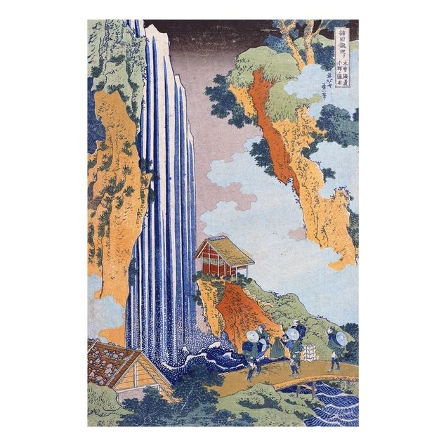 Quadro in vetro - Katsushika Hokusai - Ono Waterfall on the Kisokaidô - Verticale 2:3