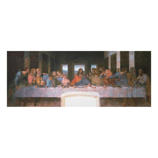 Quadro in vetro - Leonardo da Vinci - The last Supper - Panoramico