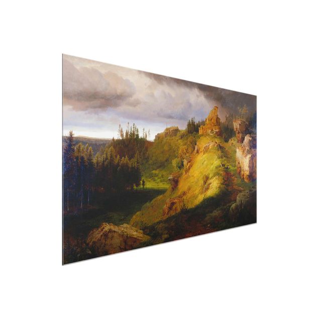 Quadro su vetro - Louis Gurlitt - Landscape of the Giant Mountains - Orizzontale 3:2