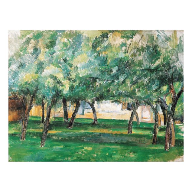 Quadro in vetro - Paul Cézanne - Fattoria in Normandia - Impressionismo - Orizzontale 4:3