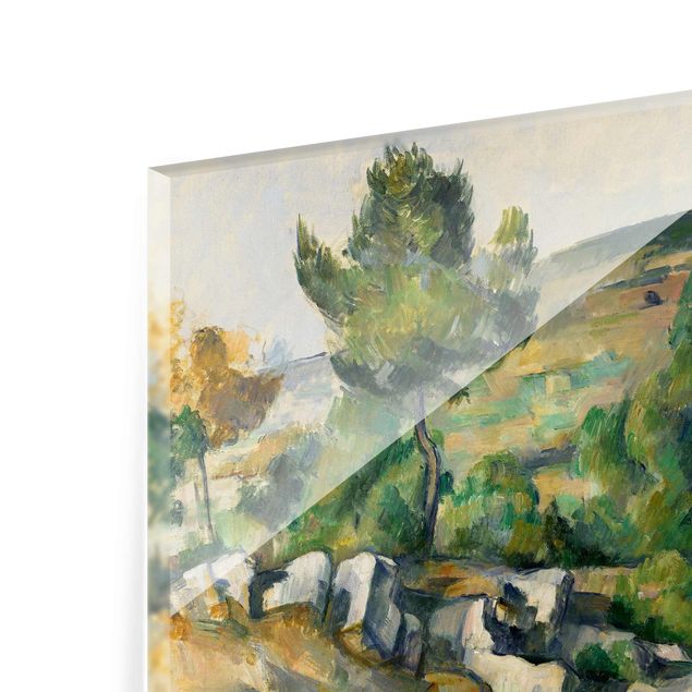 Quadro su vetro - Paul Cézanne - Collina in Provenza - Impressionismo - Orizzontale 4:3