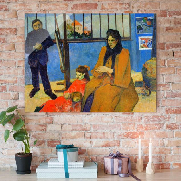 Lavagna magnetica vetro Paul Gauguin - La famiglia Schuffenecker