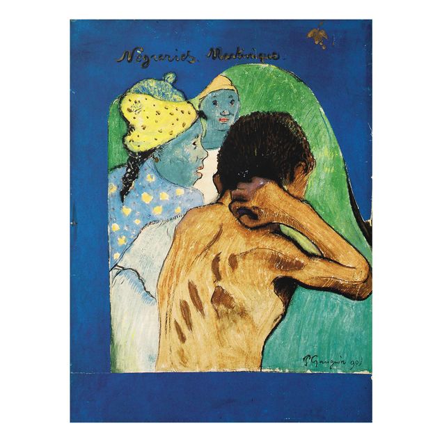 Quadro in vetro - Paul Gauguin - Nègreries Martinique - Post-Impressionismo - Verticale 3:4