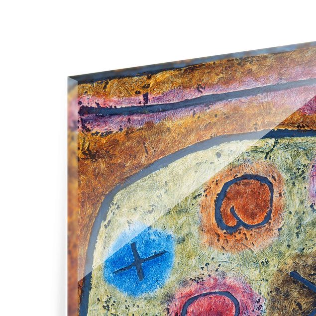 Quadro su vetro - Paul Klee - Fiori in Pietra - Espressionismo - Verticale 3:4