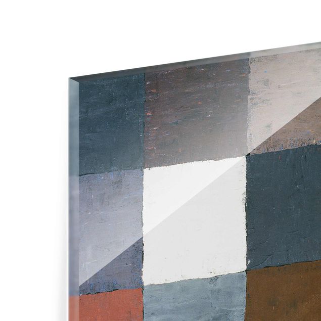 Quadro in vetro - Paul Klee - Grafico a Colori (in Grigio) - Espressionismo - Verticale 3:4