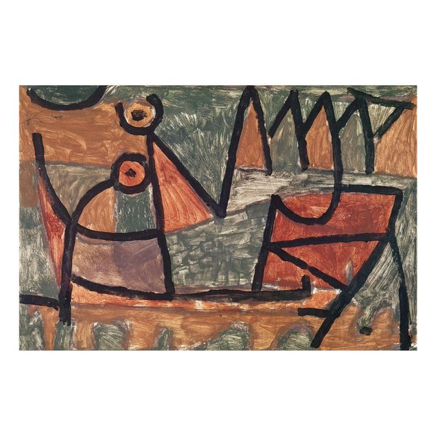 Quadro in vetro - Paul Klee - Canottaggio sinistro - Espressionismo - Orizzontale 3:2