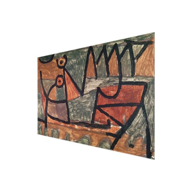 Quadro in vetro - Paul Klee - Canottaggio sinistro - Espressionismo - Orizzontale 3:2