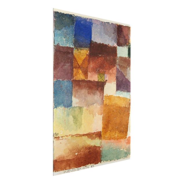 Quadro in vetro - Paul Klee - Nel Deserto - Espressionismo - Verticale 3:4