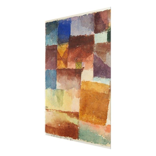 Quadro in vetro - Paul Klee - Nel Deserto - Espressionismo - Verticale 3:4