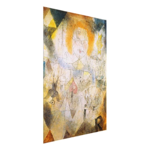 Lavagna magnetica in vetro Paul Klee - Irma Rossa