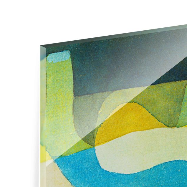 Quadro in vetro - Paul Klee - Propagazione della Luce - Espressionismo - Pannello