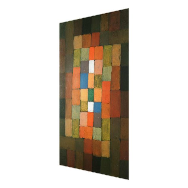 Quadro su vetro - Paul Klee - Statico-dinamico Aumento - Espressionismo - Verticale 2:3
