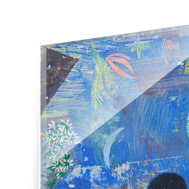 Quadro in vetro - Paul Klee - Paesaggio sommerso - Espressionismo - Quadrato 1:1