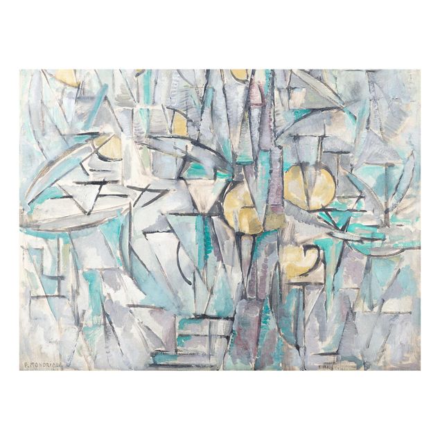 Quadro in vetro - Piet Mondrian - Composition X - Orizzontale 4:3