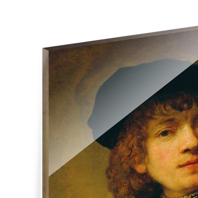 Quadro in vetro - Rembrandt van Rijn - Self-Portrait - Verticale 3:4