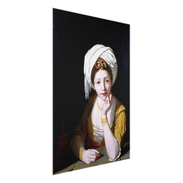 Quadro in vetro - Robert Home - Portrait of a Lady as Cumaean Sibyl - Verticale 3:4