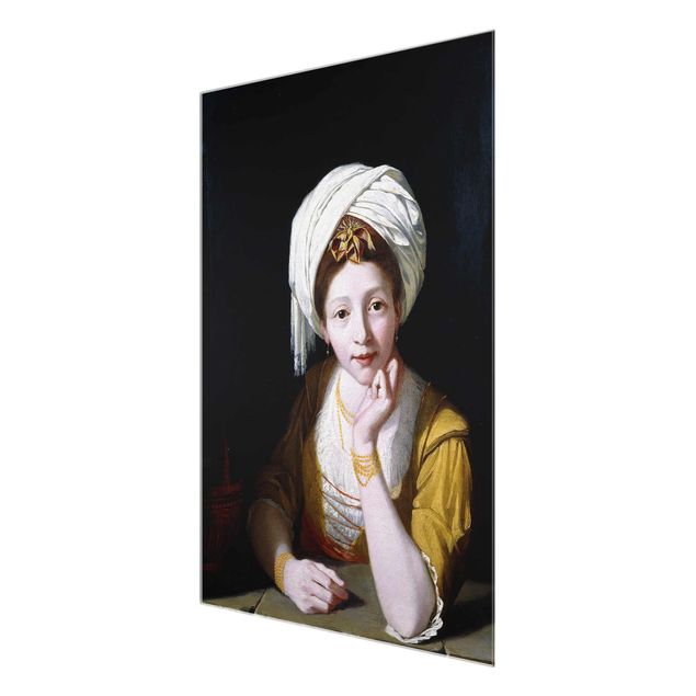 Quadro in vetro - Robert Home - Portrait of a Lady as Cumaean Sibyl - Verticale 3:4