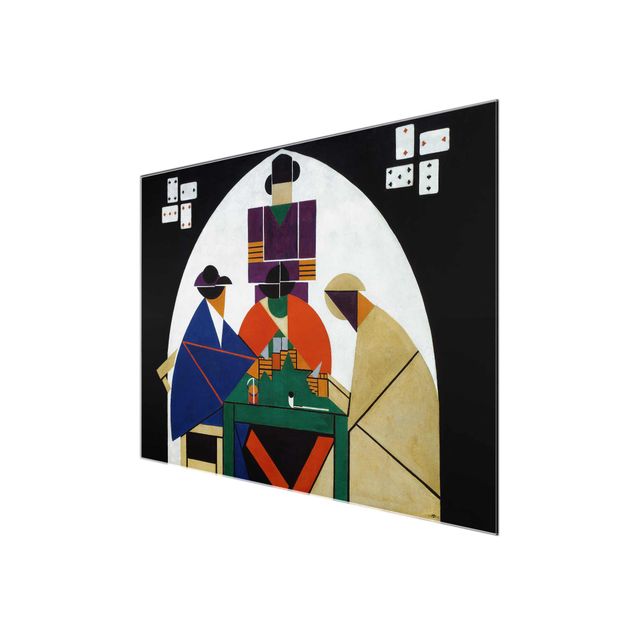 Quadro in vetro - Theo van Doesburg - Card Players - Orizzontale 4:3