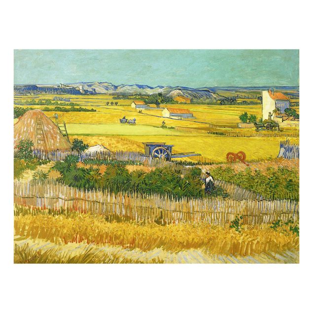 Quadro su vetro - Vincent van Gogh - La Vendemmia - Post-Impressionismo - Orizzontale 4:3