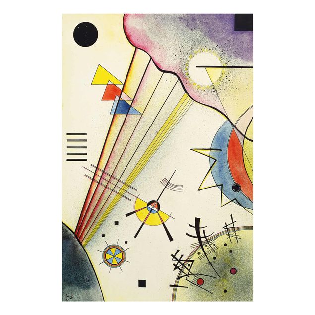 Quadro in vetro - Wassily Kandinsky - Distinto Connection - Espressionismo - Verticale 2:3