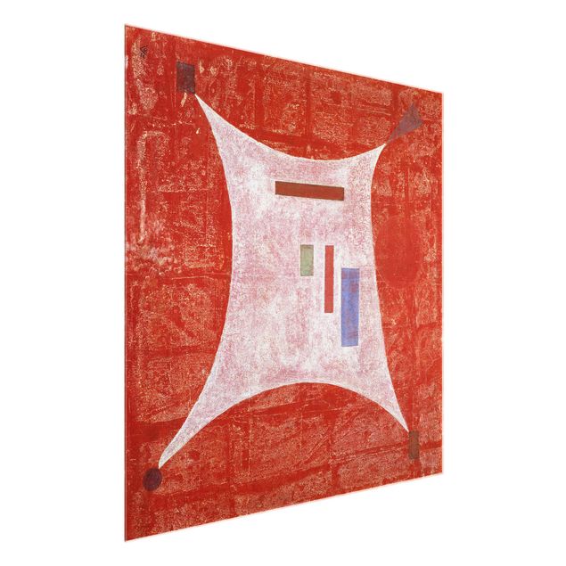 Quadro su vetro - Wassily Kandinsky - Nei quattro Angoli - Espressionismo - Quadrato 1:1