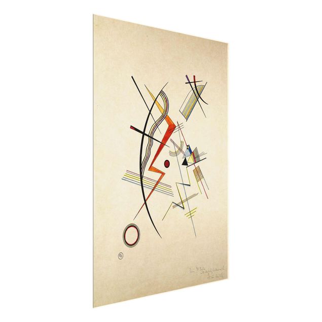 Quadro in vetro - Wassily Kandinsky - Dono annuale alla società Kandinsky - Espressionismo - Verticale 3:4