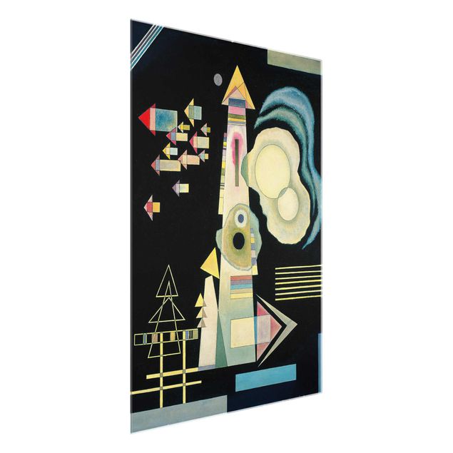 Quadro in vetro - Wassily Kandinsky - Frecce - Espressionismo - Verticale 3:4
