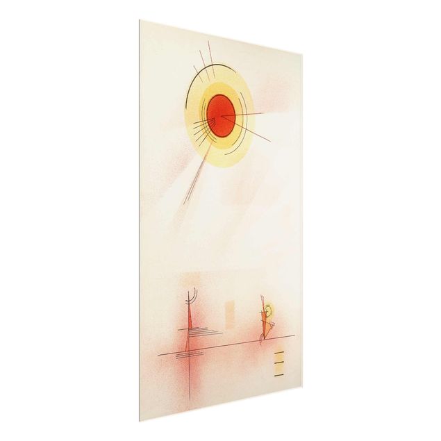 Quadro in vetro - Wassily Kandinsky - Raggi - Espressionismo - Verticale 2:3