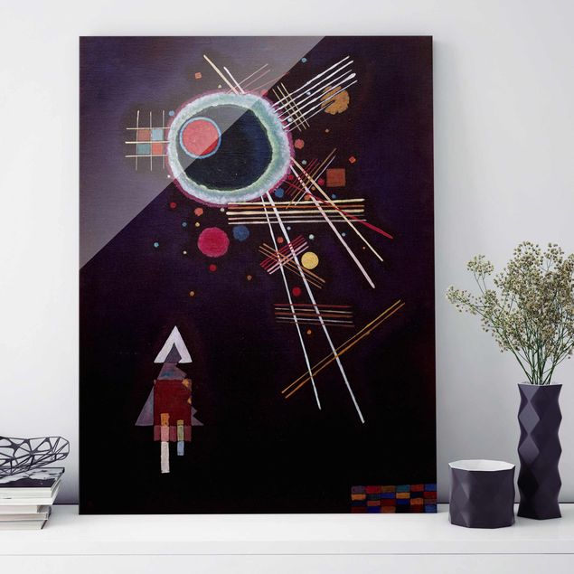 quadro astratto moderno Wassily Kandinsky - Linee di raggio