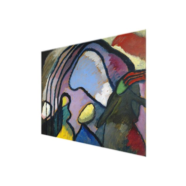 Quadro in vetro - Wassily Kandinsky - Studio per Improvvisazione 10 - Espressionismo - Orizzontale 4:3