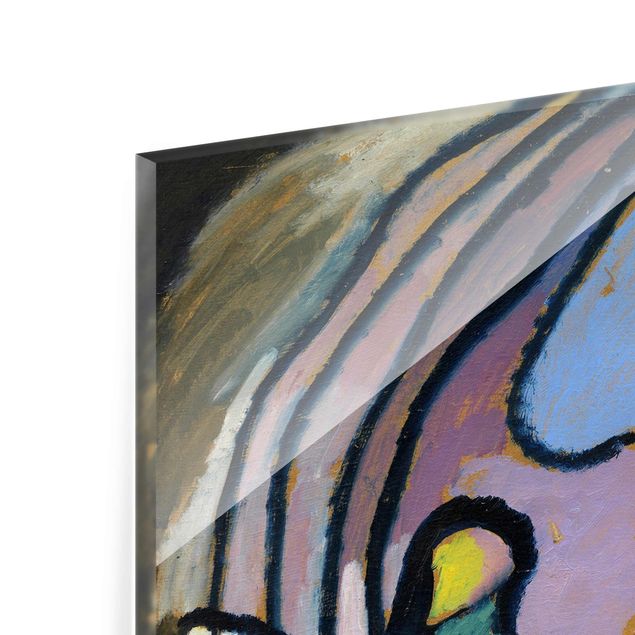 Quadro in vetro - Wassily Kandinsky - Studio per Improvvisazione 10 - Espressionismo - Orizzontale 4:3