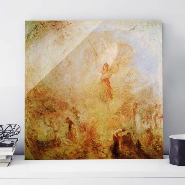 quadro astratto moderno William Turner - L'angelo in piedi al sole