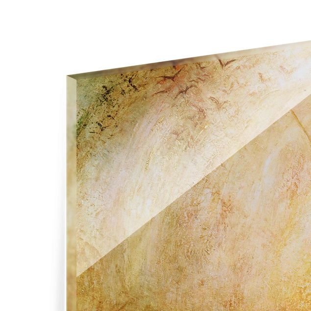 Quadro su vetro - William Turner - L'angelo in piedi al Sole - Romanticismo - Quadrato 1:1