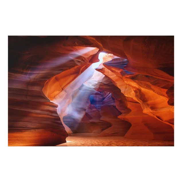 Quadro in vetro - Spettacolo di Luce in Antelope Canyon - Orizzontale 3:2