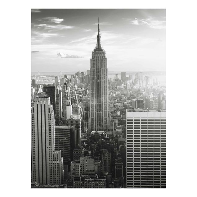Quadro in vetro - Manhattan Skyline - Verticale 3:4