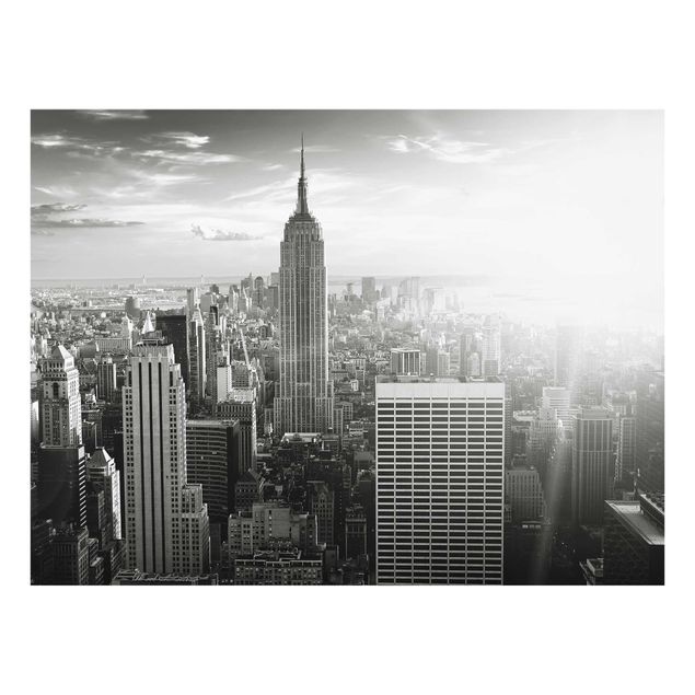 Quadro in vetro - Manhattan Skyline - Orizzontale 4:3