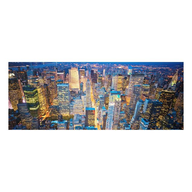 Quadro in vetro - Midtown Manhattan - Panoramico