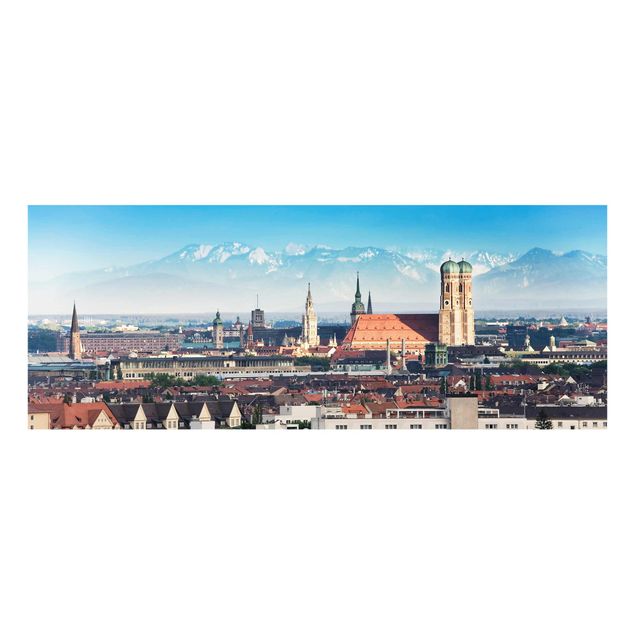 Quadro in vetro - Munich - Panoramico