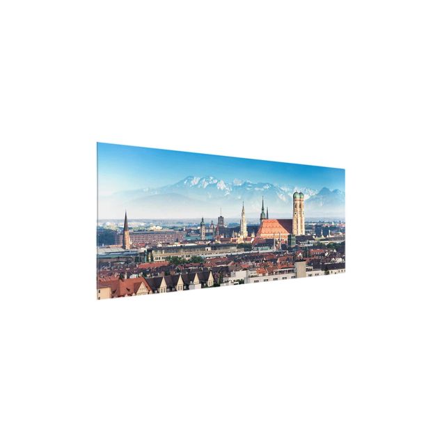 Quadro in vetro - Munich - Panoramico