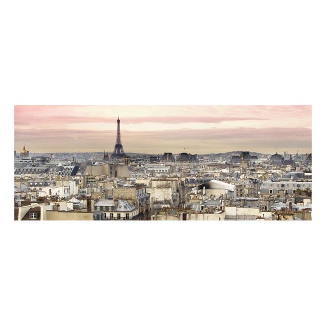 Quadro in vetro - Paris close - Panoramico