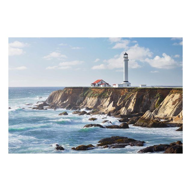 Quadro in vetro - Point Arena Lighthouse California - Orizzontale 3:2