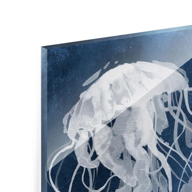 Quadro in vetro - Jellyfish Dance I - Pannello