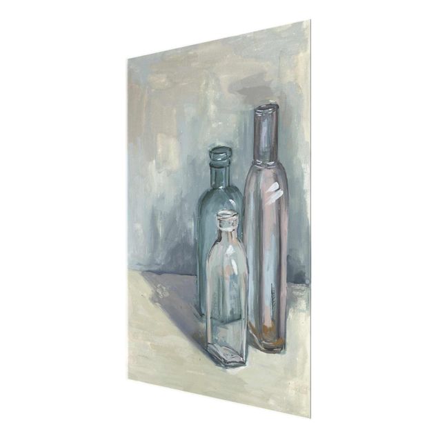Quadro in vetro - Ancora Bottiglie Vita Con Vetro I - Verticale 3:4
